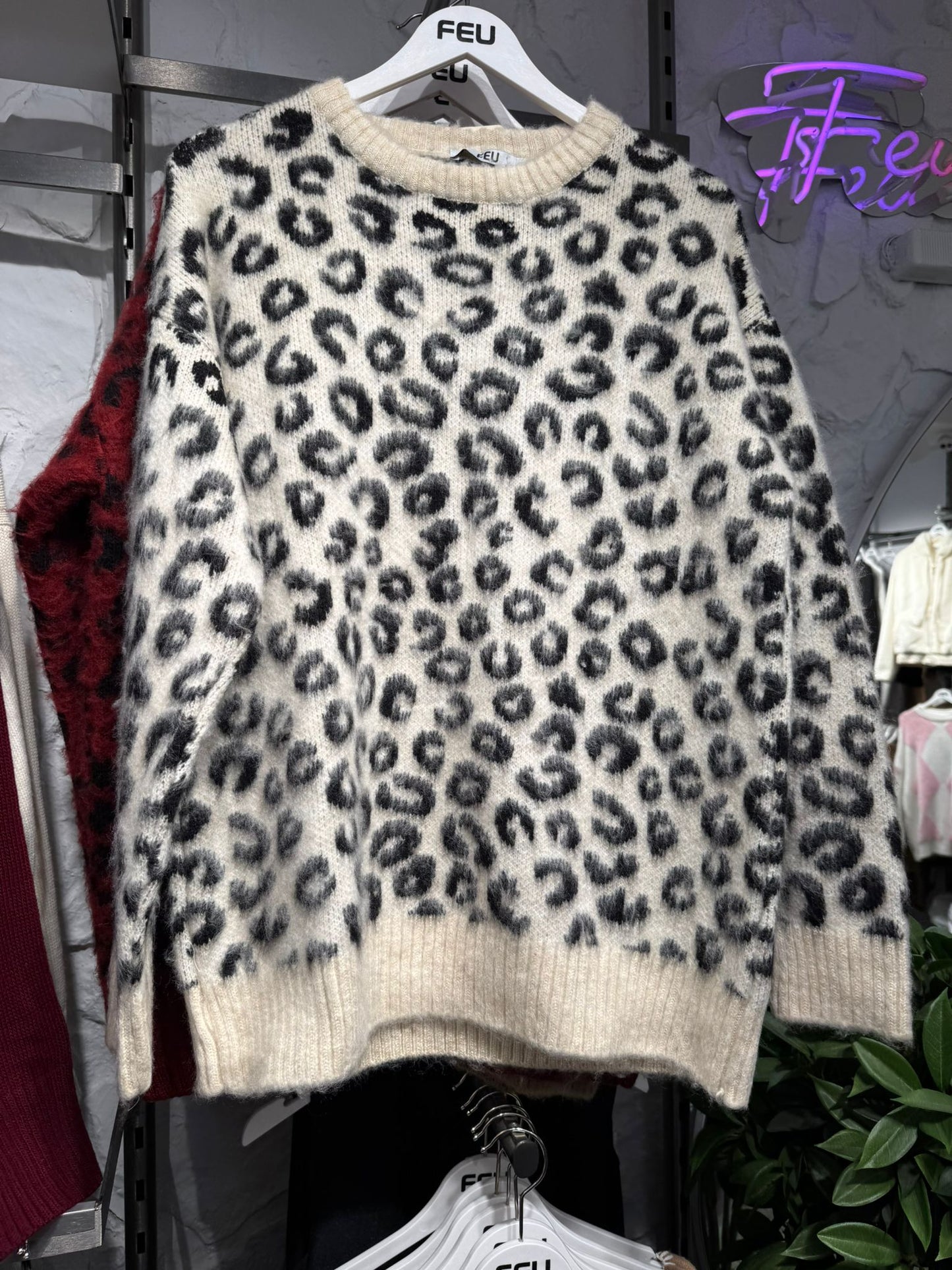 Luxe Leopard Knit Sweater