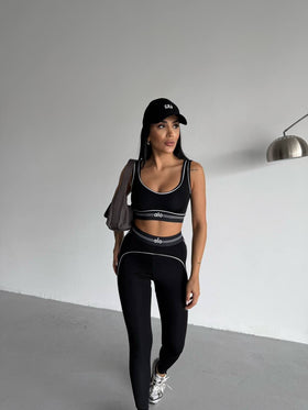 Bra & High-Waist Leggings Woman Clothing