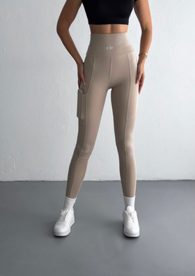 High-Waisted Pocket Cargo Leggings