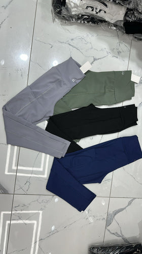 High-Waisted Pocket Cargo Leggings