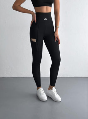 High-Waisted Pocket Cargo Leggings