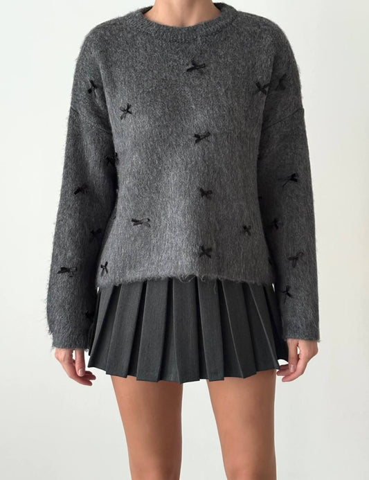 Bow Detail Knit Sweater