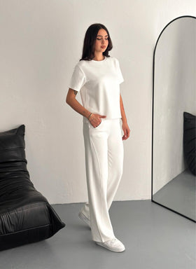Minimalist Soft Knit Lounge Set