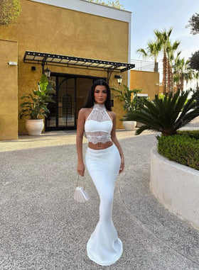 Top & Skirt Bodycon Maxi Set