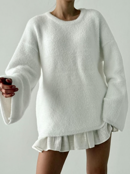 Cozy Plush Oversized Pullover