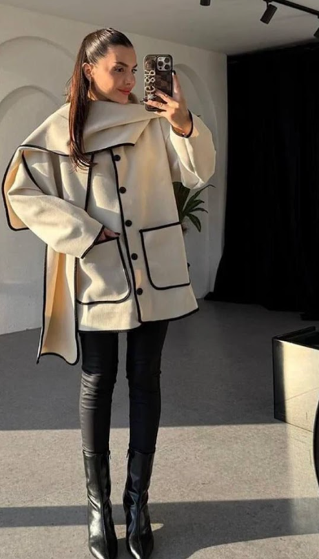 Elegant Wrap Coat