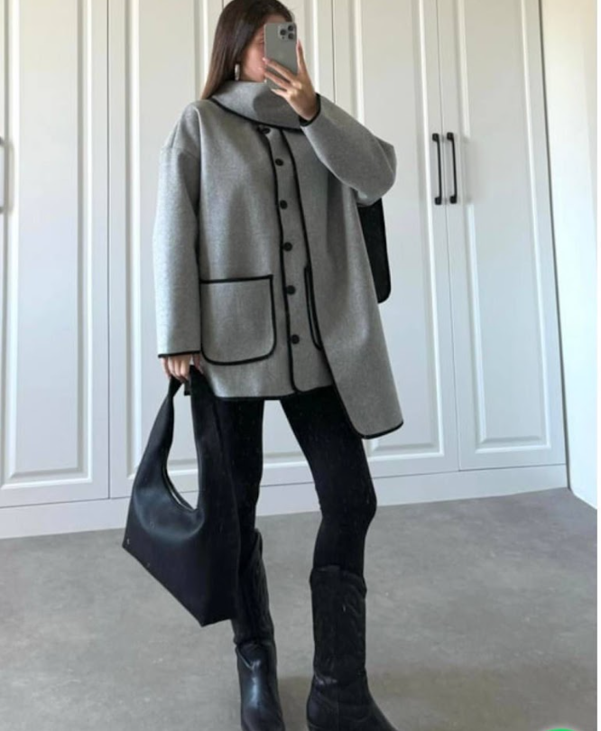 Elegant Wrap Coat