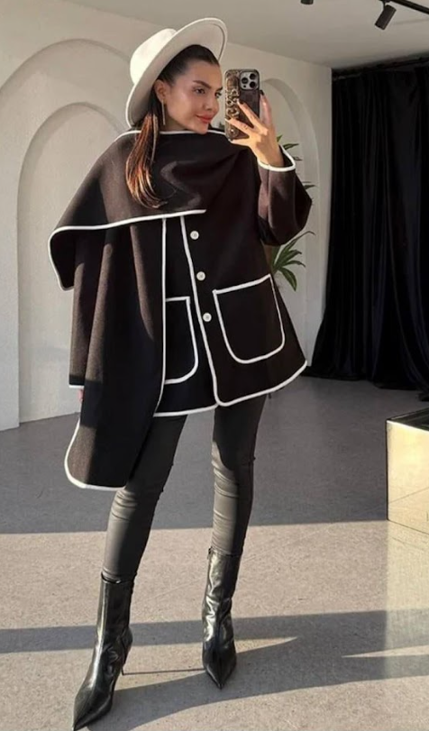 Elegant Wrap Coat