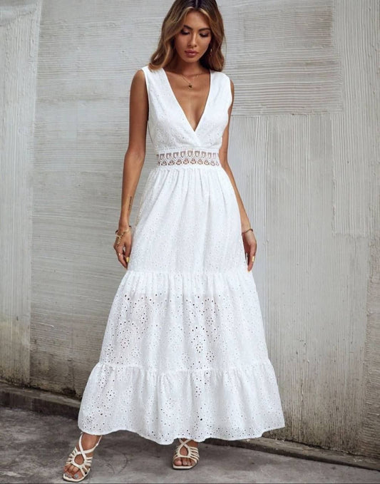 Delicate white dress