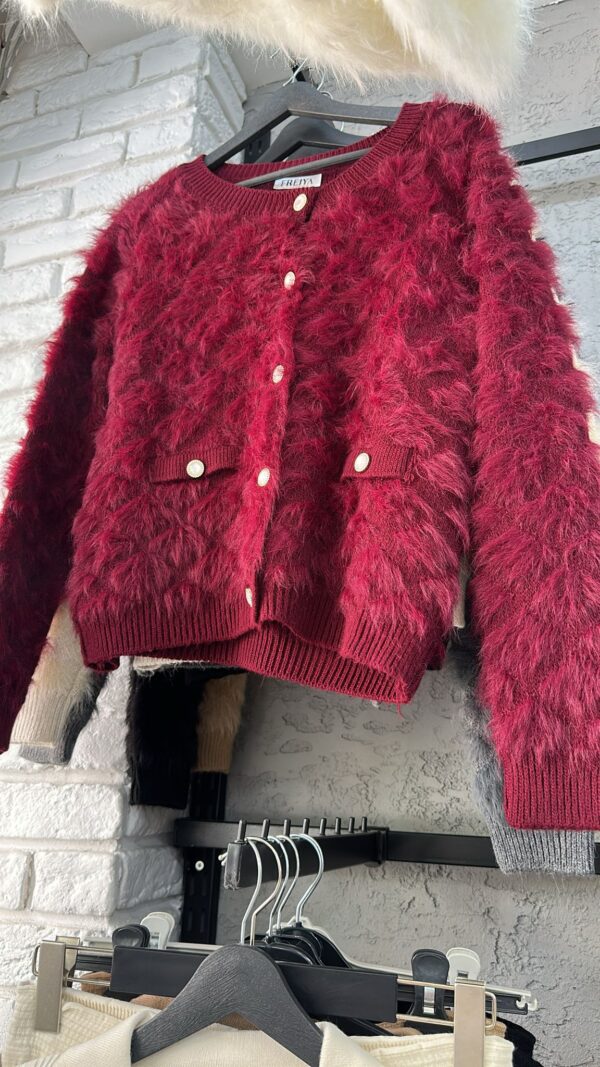Fuzzy Luxe Cardigan - Image 2