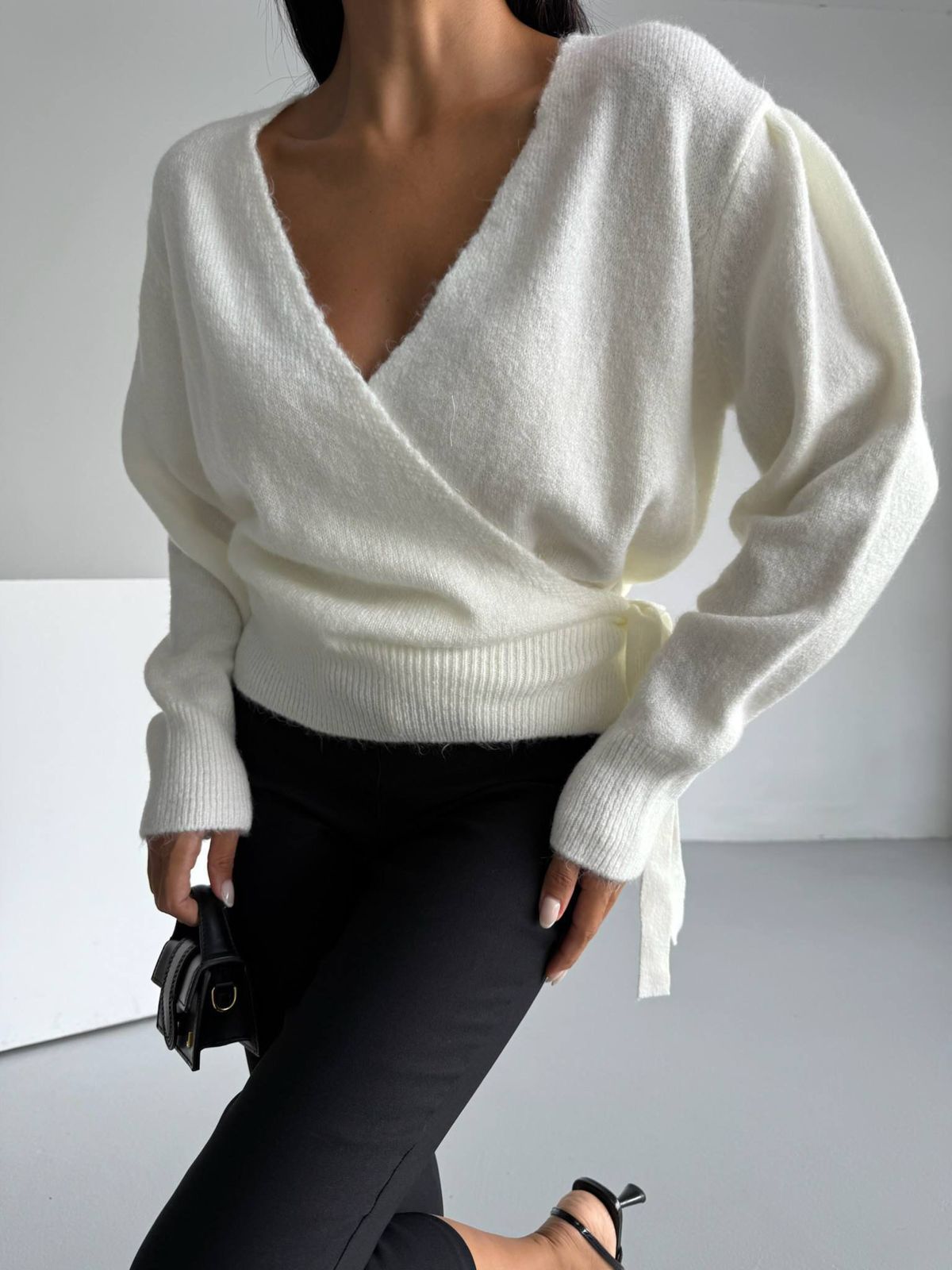Feminine Wrap Knit