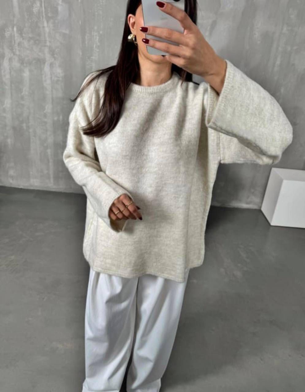 Relaxed Knit Sweater - Image 3