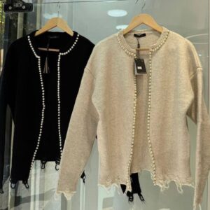 Pearl Trim Cardigan