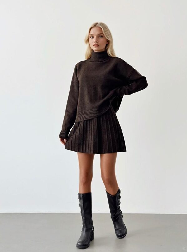 Pleated Knit Set