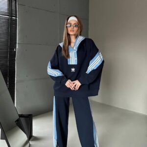 Striped Tracksuit Set