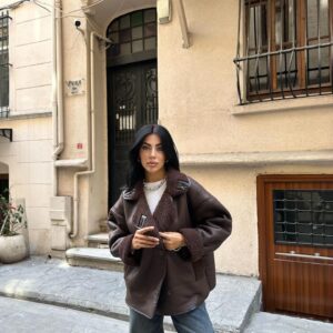Midnight Shearling Jacket