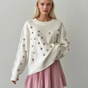Heart Knit Sweater