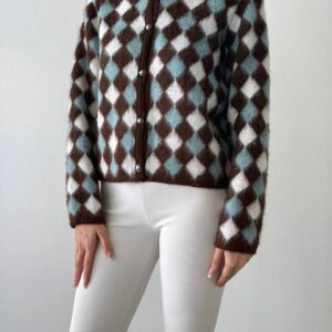Frost Diamond Knit Cardigan
