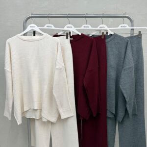 Soft Ribbed Knit Set
