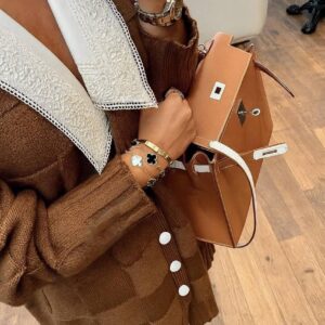 Lace-Collar Button-Up Knit Cardigan