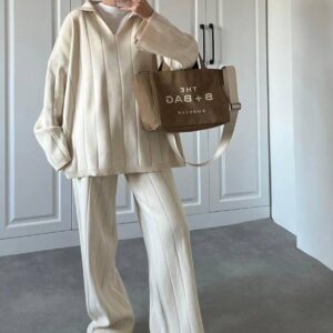 Ribbed Relaxed Knit Co-ord Set