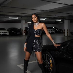 Sequin Glam Blazer Set